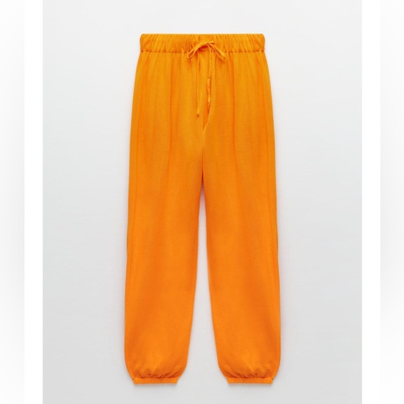 NWT ZARA ELASTIC HEM KNIT PANT AND BALLOON SLEEVE KNIT SWEATER - Picture 12 of 13